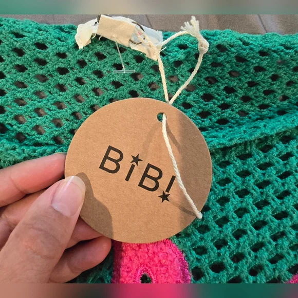 Bibi Beach Bum Cover Up Top Size Small - Picture 3 of 10